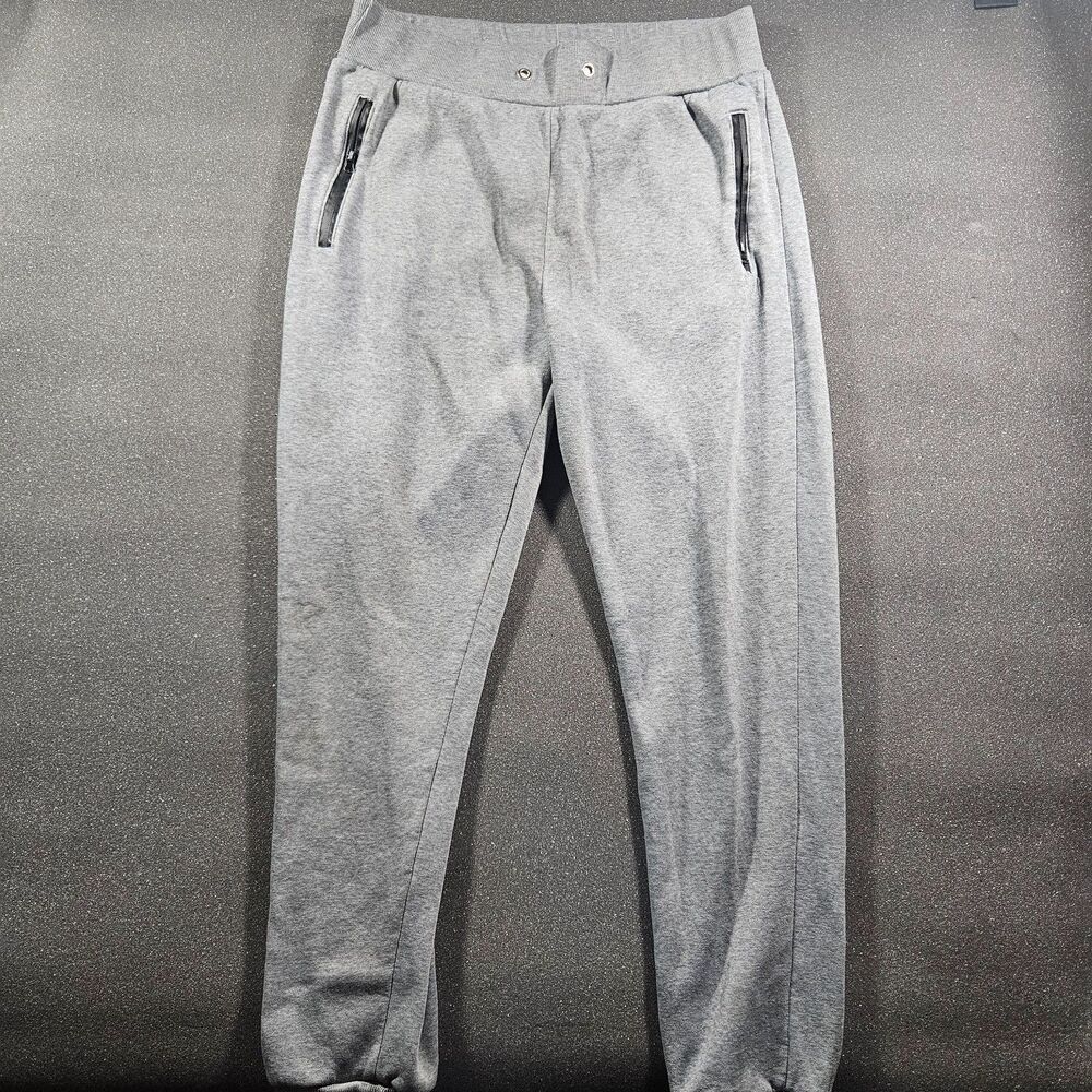 Pure Champ Men's XL Gray Fleece Lined Jogger Sweatpants Athletic Lounge Pants